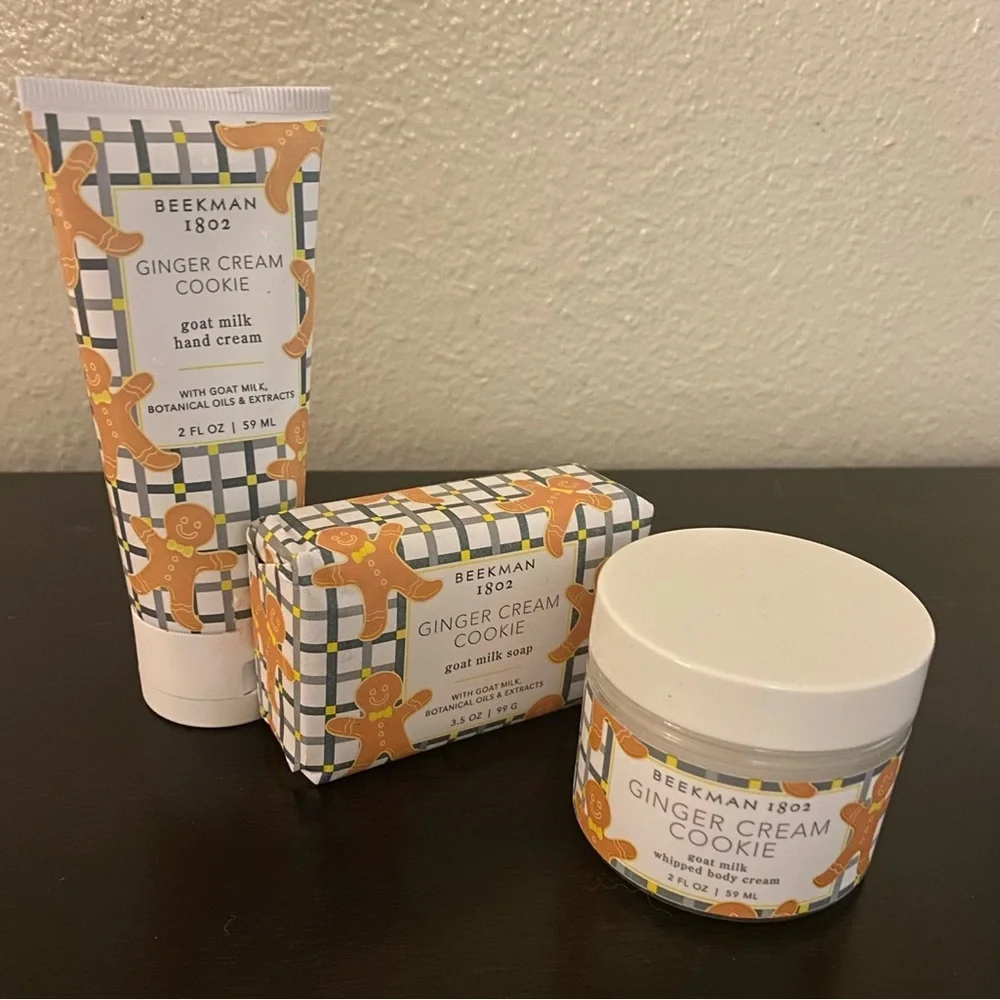 Beekman 1802 Ginger Cream Cookie Goat Milk Bath & Body Gift Set